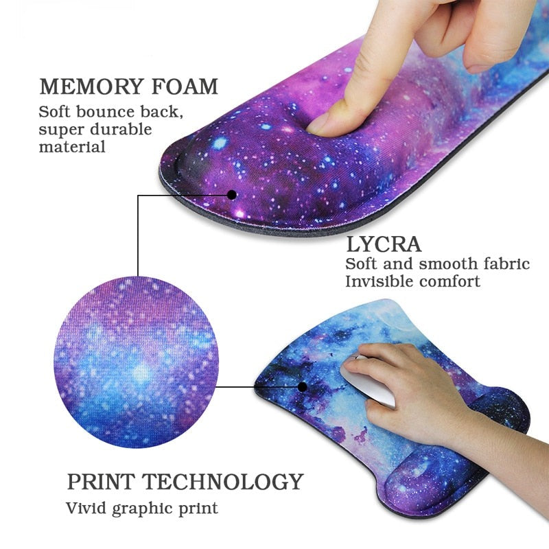 Ergonomic Wrist Rest and Mouse Pad with Wrist Support